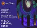 Живая музыка в старинном соборе. Орган, скрипка, голос